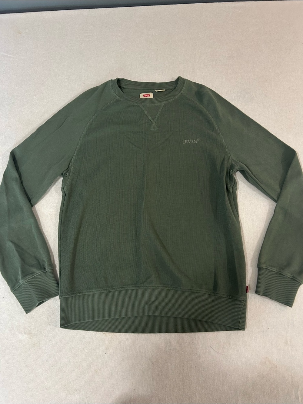 Levi's women’s Crewneck Sweater — Olive Green
